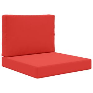 vidaXL Vank&uacute;&scaron; na vonkaj&scaron;iu pohovku 2 pcs Červen&aacute; Polyester