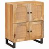 vidaXL Serv&iacute;rovacia skriňa Hned&aacute; 60 x 33 x 75 cm Mas&iacute;vne mango drevo