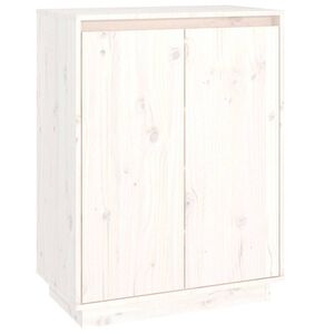 vidaXL Skrinka na top&aacute;nky biela 60x35x80 cm mas&iacute;vna borovica