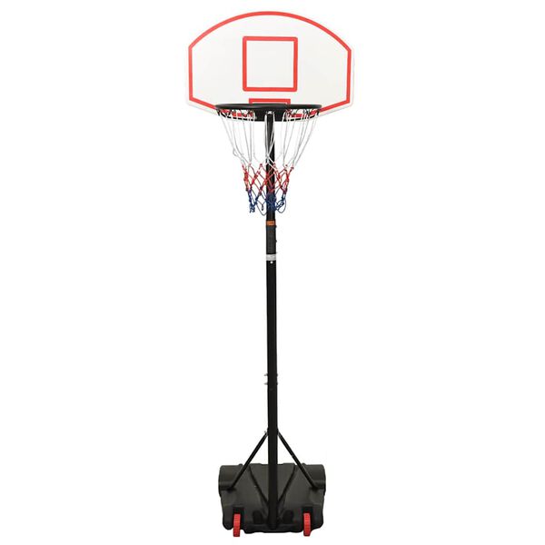 vidaXL Basketbalov&yacute; stojan biely 216-250 cm polyet&eacute;n