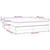 vidaXL Posteľn&yacute; r&aacute;m boxspring s matracom tmavosiv&yacute; 180x200 cm zamat