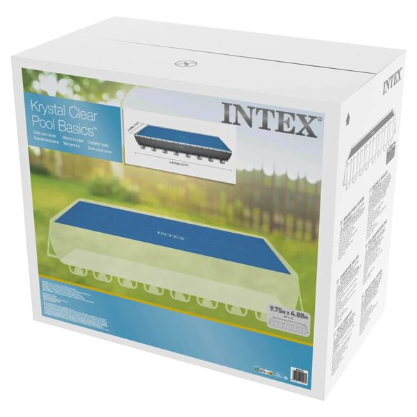 Intex Solárna bazénová plachta, modrá 960x466 cm, polyetylén