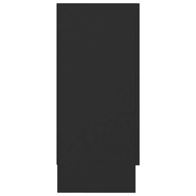 vidaXL Komoda, čierna 120x30,5x70 cm, kompozitné drevo