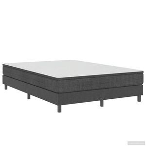 vidaXL R&aacute;m na boxspring posteľ, siv&yacute;, l&aacute;tka 160x200 cm