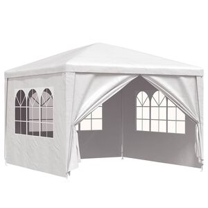vidaXL P&aacute;rty stan 3x3 m, biely