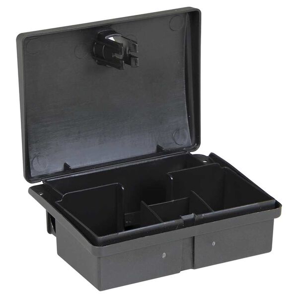 vidaXL Pasce na my&scaron;i 5 ks Čierna 13x10x4 cm