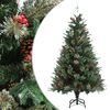 vidaXL Vianočn&yacute; stromček s borovicov&yacute;mi &scaron;i&scaron;kami zelen&yacute; 150 cm PVC a PE
