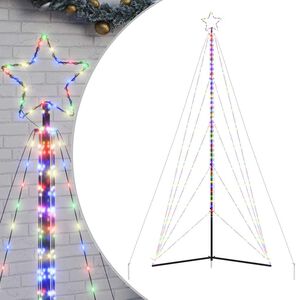 vidaXL LED vianočn&yacute; stromček 615 LED farebn&eacute; 404,5 cm