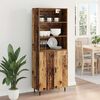 vidaXL Highboard Star&eacute; drevo 69,5 x 34 x 180 cm