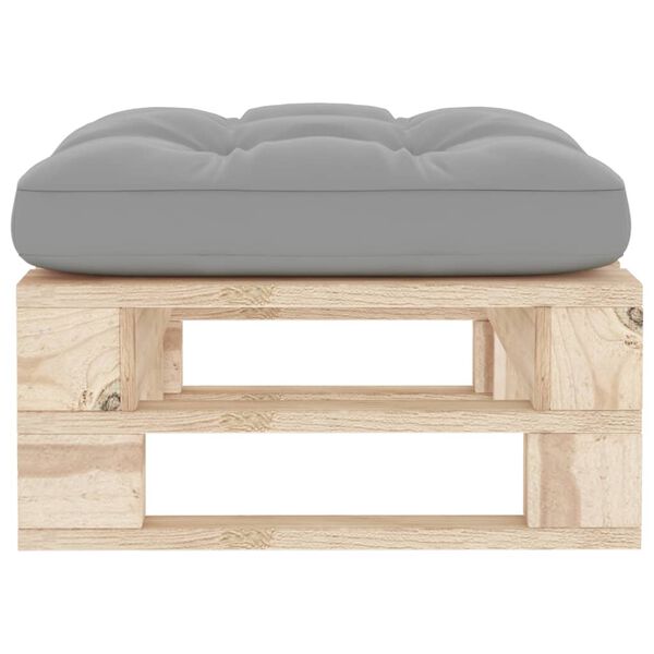 vidaXL Z&aacute;hradn&aacute; taburetka z paliet, impregnovan&aacute; borovica