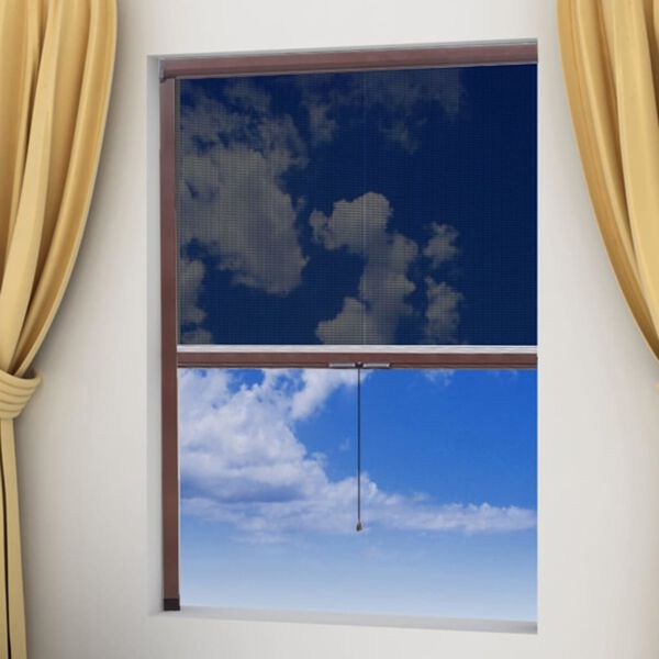 Hned&aacute; okenn&aacute; rolovacia sieťka proti hmyzu 140 x 170 cm
