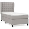 vidaXL Posteľn&yacute; r&aacute;m boxsping s matracom bledosiv&yacute; 90x200 cm l&aacute;tka