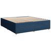 vidaXL Posteľn&yacute; r&aacute;m boxspring s matracom modr&yacute; 180x200 cm l&aacute;tka
