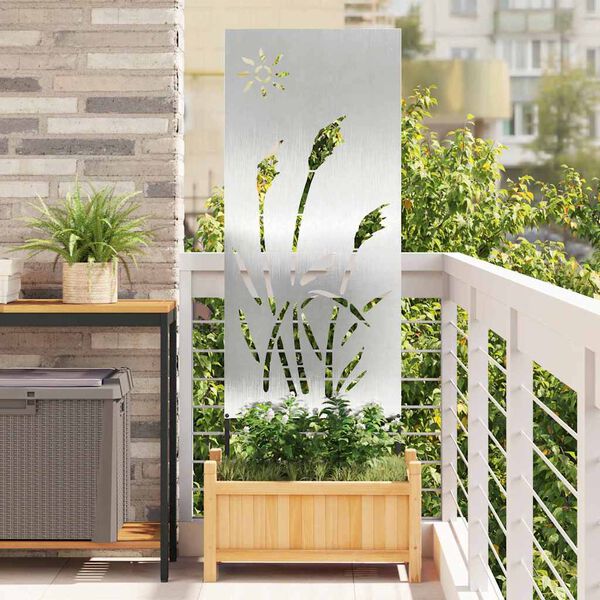 vidaXL Z&aacute;hradn&aacute; clona na s&uacute;kromie Rezac&iacute; Strieborn&aacute; 50 x 140 cm