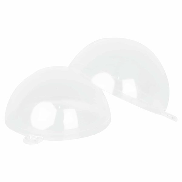 vidaXL S&uacute;prava vianočn&yacute;ch ozd&ocirc;b 50 pcs Priehľadn&aacute; &Oslash; 5 cm