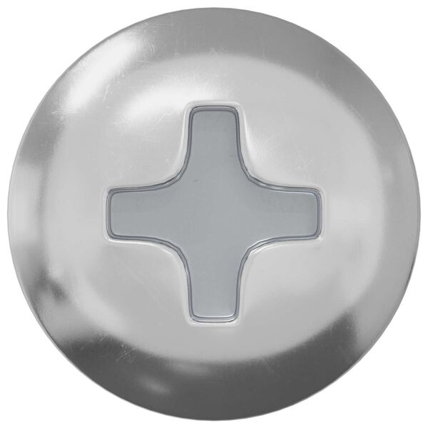 vidaXL Drevo skrutky 12 pcs Strieborn&aacute; M3,5 x 20 mm Oceľ