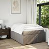 vidaXL Boxspring posteľ s matracom sivohned&aacute; 120x190 cm l&aacute;tka