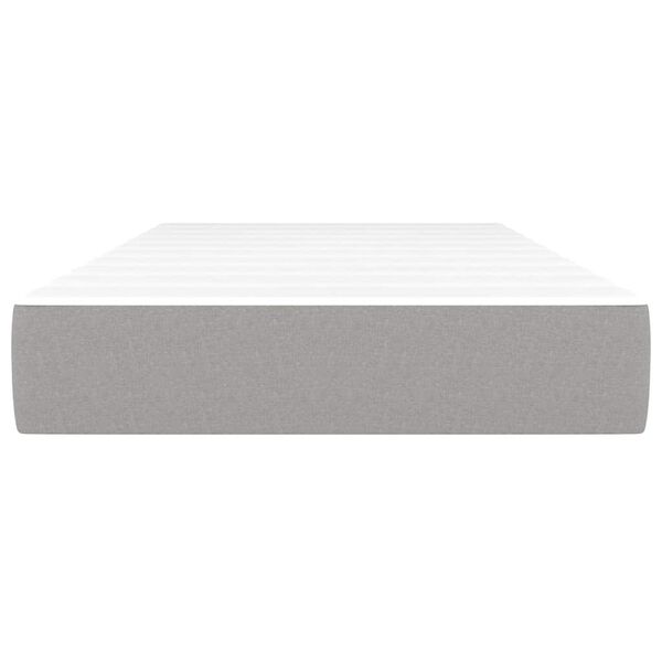 vidaXL Matrac s ta&scaron;tičkov&yacute;mi pružinami stredn&aacute; tvrdosť bledosiv&yacute; 120x190x20 cm l&aacute;tka