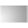 vidaXL LED k&uacute;peľňov&eacute; zrkadlo 50x80 cm