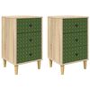 vidaXL Nočn&yacute; stol&iacute;k GELEEN 2 ks Dub sonoma 36 x 33 x 60 cm