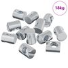 vidaXL Z&aacute;tky 3462 pcs Strieborn&aacute; M6 x 13 mm Kov