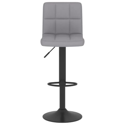 vidaXL Barové stoličky 2 ks svetlosivé látkové