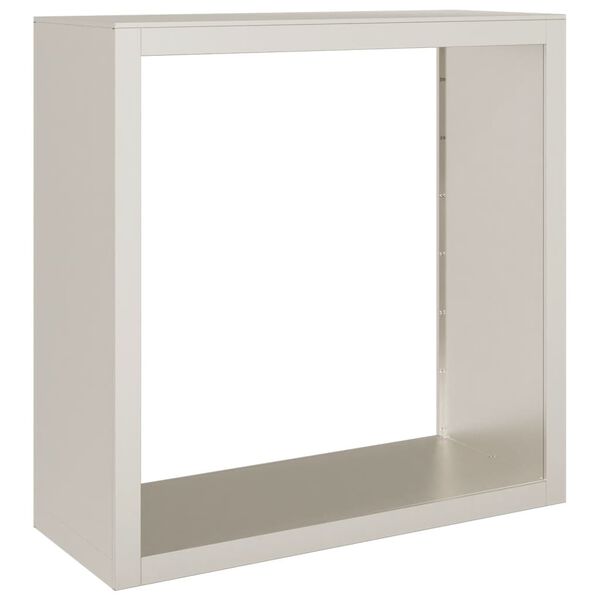 vidaXL Reg&aacute;l na krbov&eacute; drevo Oceľ odoln&aacute; voči poveternostn&yacute;m vplyvom