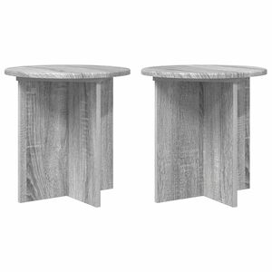 vidaXL Stojan na rastliny 2 pcs Siv&aacute; sonoma 40 x 40 x 40 cm