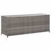 vidaXL Z&aacute;hradn&yacute; &uacute;ložn&yacute; box, siv&yacute; 150x50x60 cm, polyratan