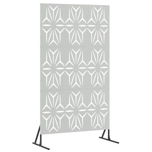 vidaXL Z&aacute;ves na zabezpečenie s&uacute;kromia 100 x 50 x 180 cm Strieborn&aacute;