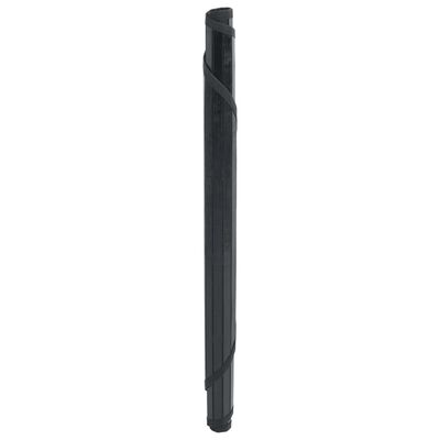 vidaXL Koberec obdĺžnikový čierny 60 cm bambus