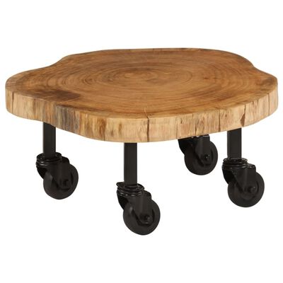 vidaXL Konferenčný stolík masívne akáciové drevo 60x55x25 cm