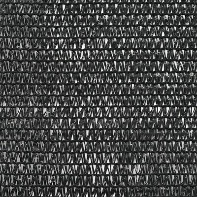 vidaXL Zástena na tenisový kurt, HDPE 1,4x25 m, čierna