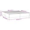 vidaXL Boxspring posteľ s matracom tmavosivá 180x200 cm látka