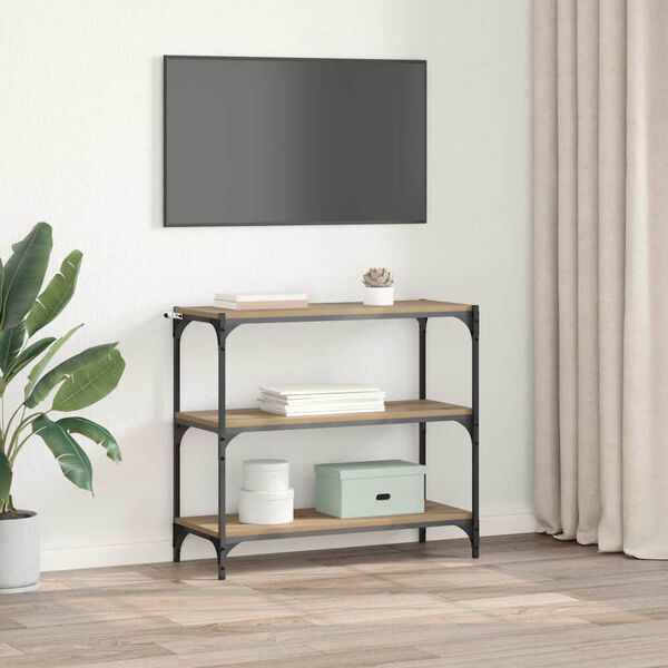 vidaXL Knižnica Remeseln&yacute; dub 80 x 33 x 70,5 cm