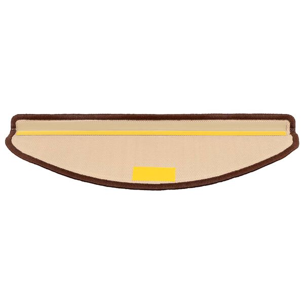 vidaXL N&aacute;&scaron;ľapy na schody samolepiace 5 ks 65x21x4 cm hned&eacute;