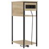 vidaXL Nočn&yacute; stol&iacute;k Sonoma dub 41 x 28 x 76 cm Kompozitn&eacute; drevo