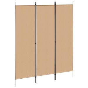vidaXL Rozdeľovač miestnosti B&eacute;žov&aacute; 150 x 180 cm L&aacute;tka