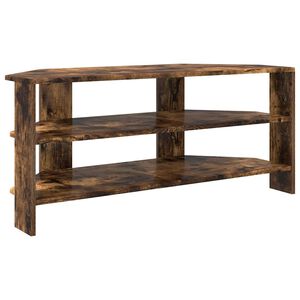 vidaXL Rohov&aacute;TVskriňa 102x40,5x45cm Dymov&aacute; dub Kompozitn&eacute; drevo