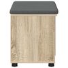 vidaXL Predsieňov&aacute; lavica s vank&uacute;&scaron;om Sonoma dub 60 x 38 x 46 cm