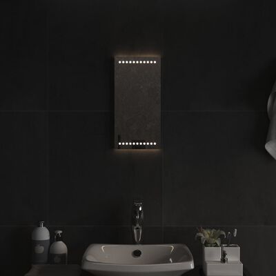 vidaXL LED kúpeľňové zrkadlo 20x40 cm