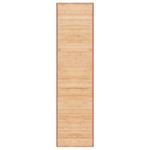 vidaXL Koberec bambusový 80x300 cm hnedý