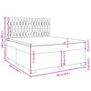 vidaXL Posteľn&yacute; r&aacute;m boxspring s matracom modr&yacute; 180x200 cm l&aacute;tka