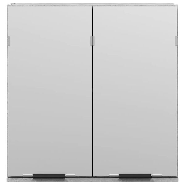 vidaXL Zrkadlová skrinka do kúpeľne Betónová sivá 64x20x66,5 cm