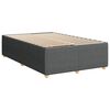 vidaXL Boxspring posteľ s matracom tmavosiv&yacute; 120x200 cm l&aacute;tka