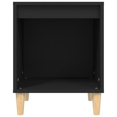 vidaXL Nočný stolík čierny 40x35x50 cm spracované drevo