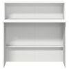 vidaXL Recepčn&yacute; pult biely 100x50x103,5 cm, umel&eacute; drevo