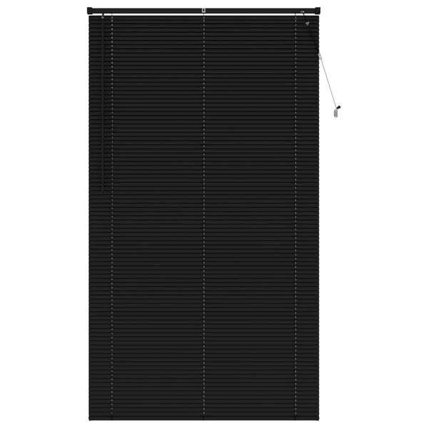 vidaXL Žal&uacute;zia Nastaviteľn&aacute; Čierna 213 x 110 cm PVC