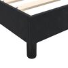 vidaXL Posteľn&yacute; r&aacute;m boxspring s matracom čierny 180x210 cm zamat