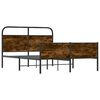 vidaXL Posteľn&yacute; r&aacute;m bez matraca 120x200 cm dub sonoma kompozitn&eacute; drevo